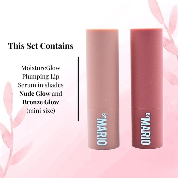 NEW Moistureglow on the Go Plumping Lip Serum Mini Duo (Nude Glow & Bronze Glow) - Picture 9 of 9